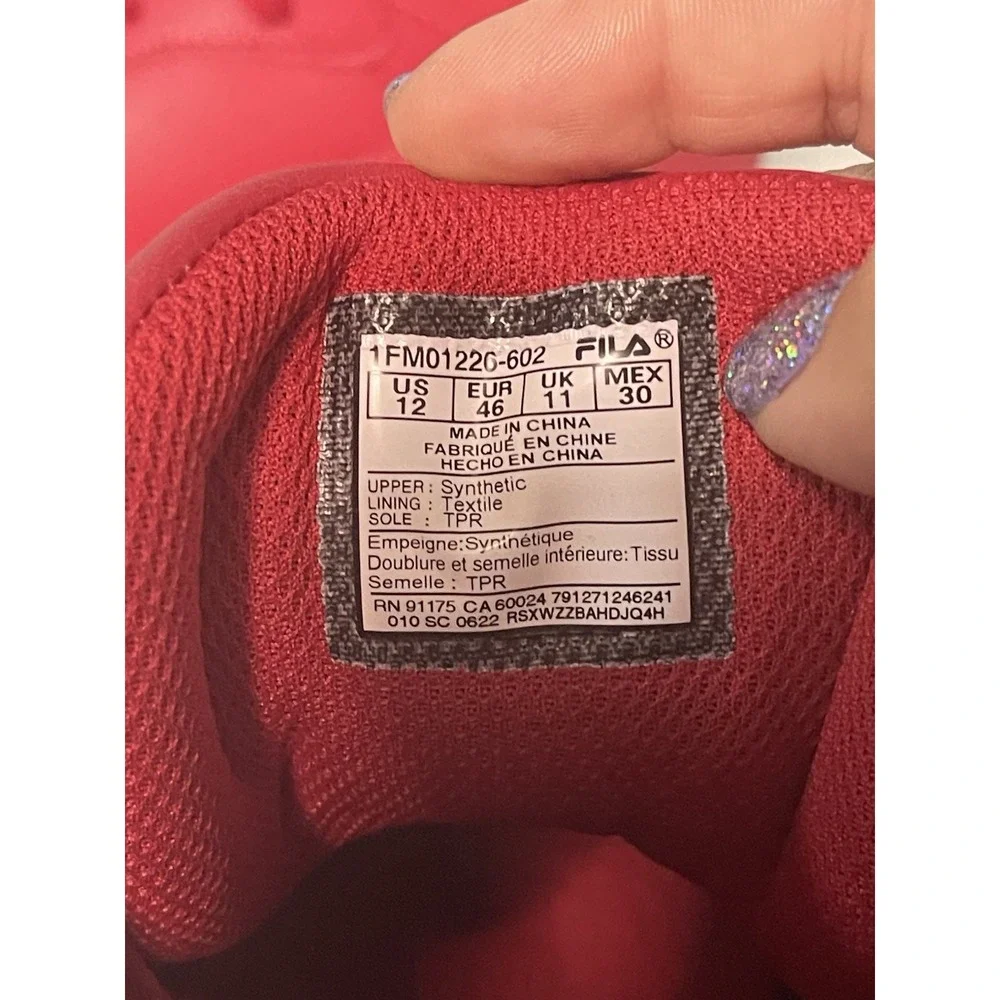 Fila Classic Basketball/Lifestyle Red Size‎ 12